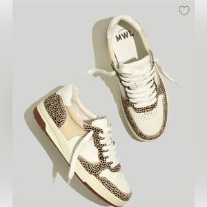 Court Sneakers in Spotted Calf Hair